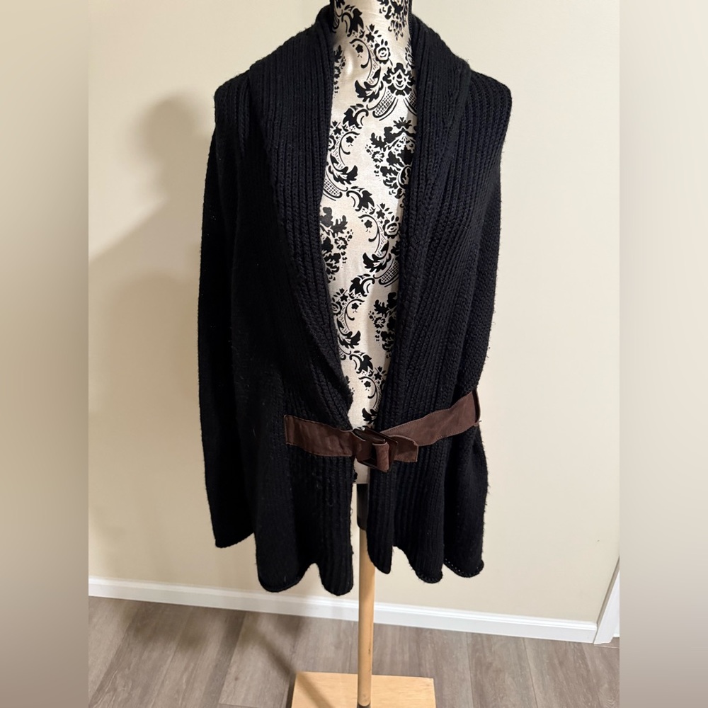 Soft Surrondings Belted Cardigan Sweater - Picture 3 of 7
